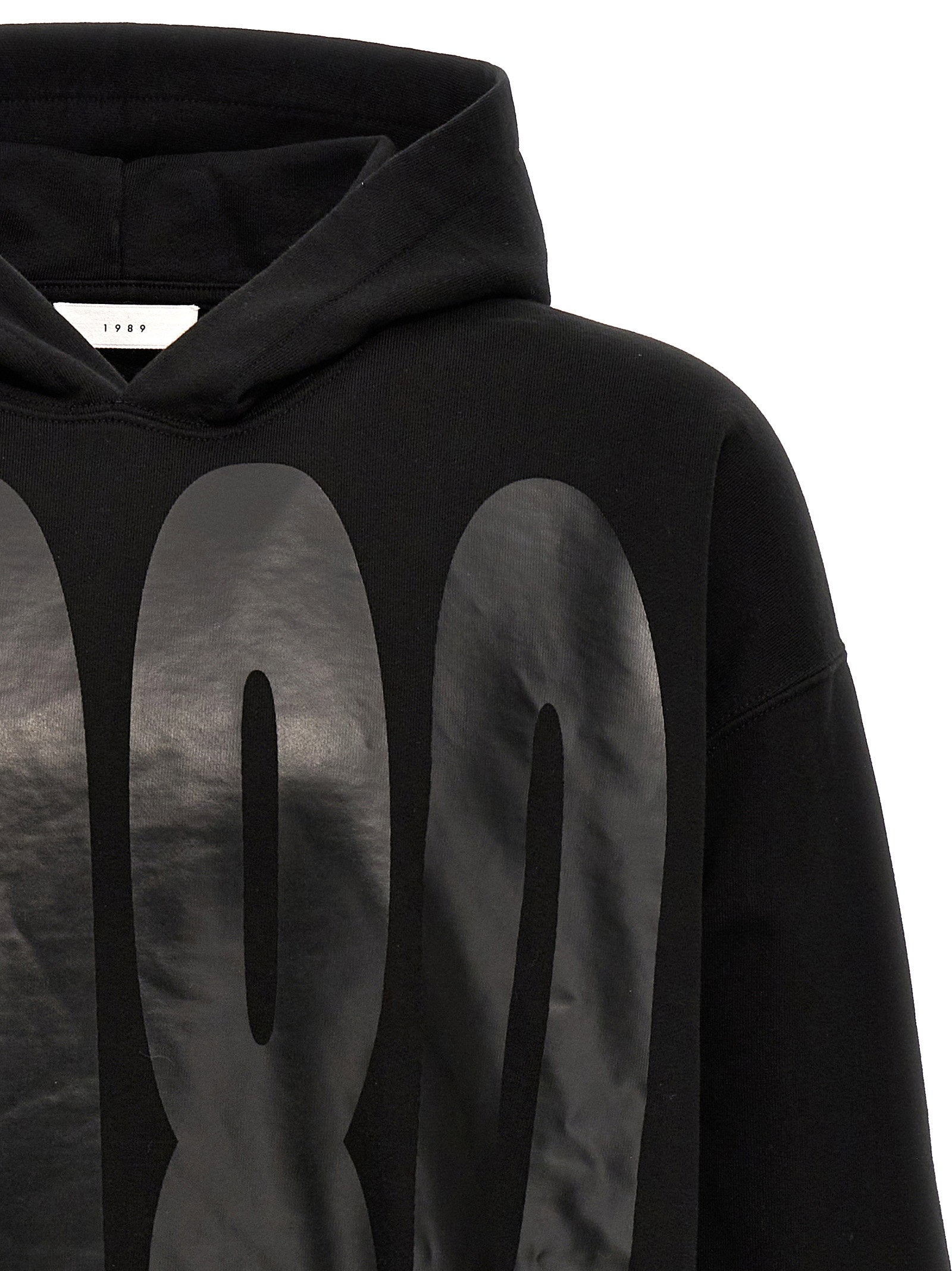 1989 Studio Faded Logo Hoodie — Black, view 3