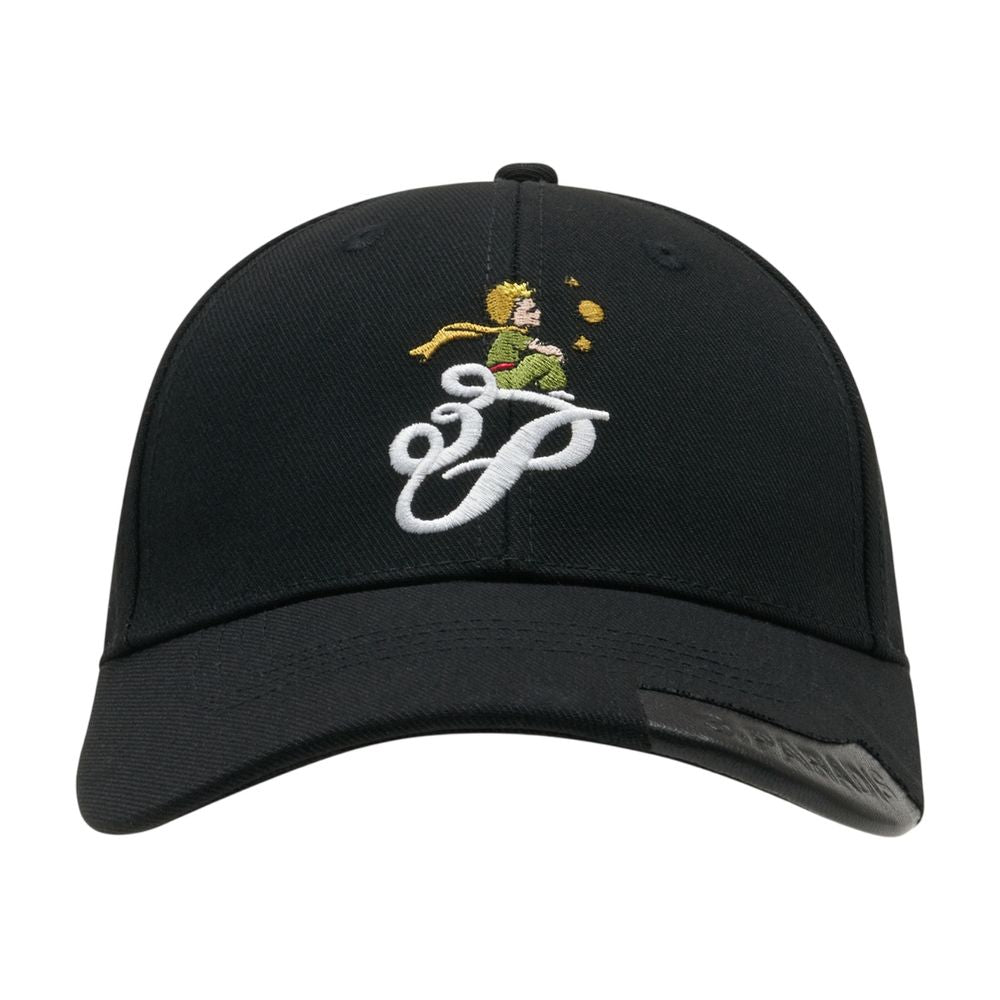 3.Paradis A-003-63 Wool with Embroidered Details Baseball Cap — Black by 3.Paradis