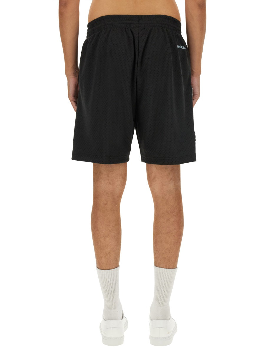 3.Paradis Logo-Embroidered Bermuda Shorts — Black by 3.Paradis