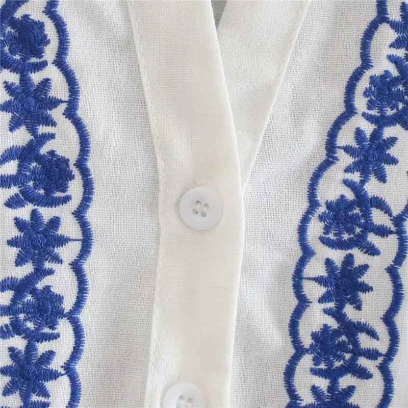 Women's beautiful Embroidered cotton jacket, view 4
