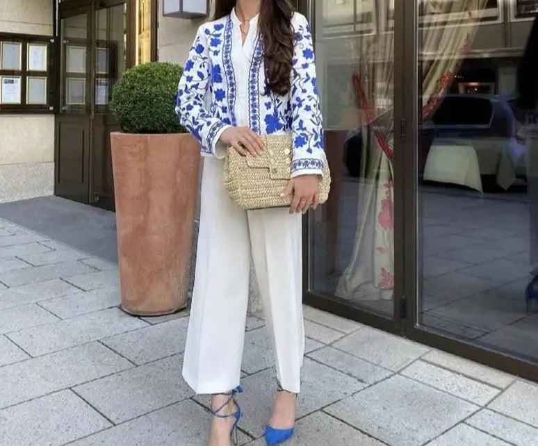 Women's beautiful Embroidered cotton jacket, view 8