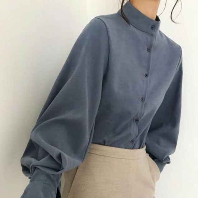 Lantern- Long sleeve blouse shirt by Try Modest