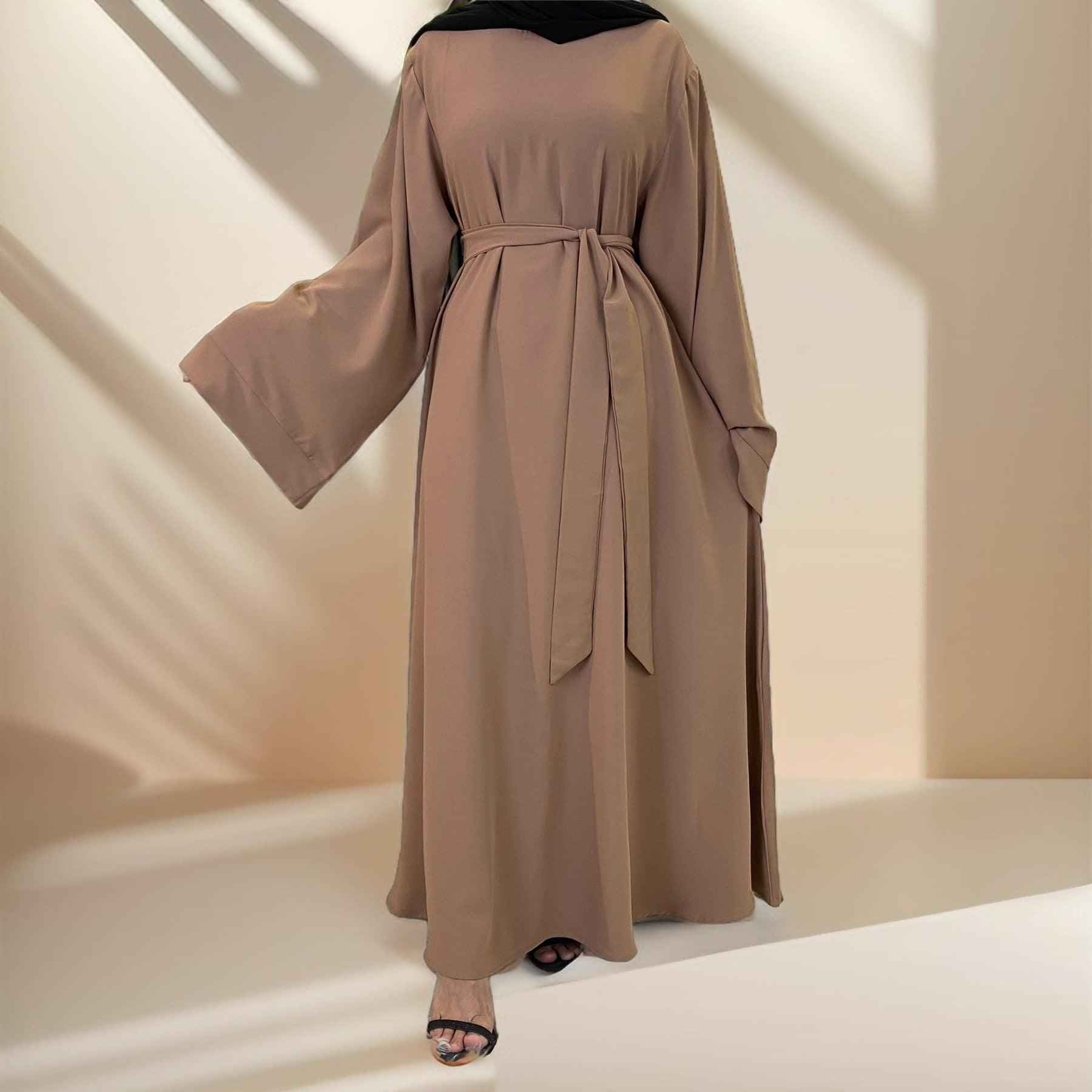 Noora: The Basic Abaya with Kimono Sleeve, view 2
