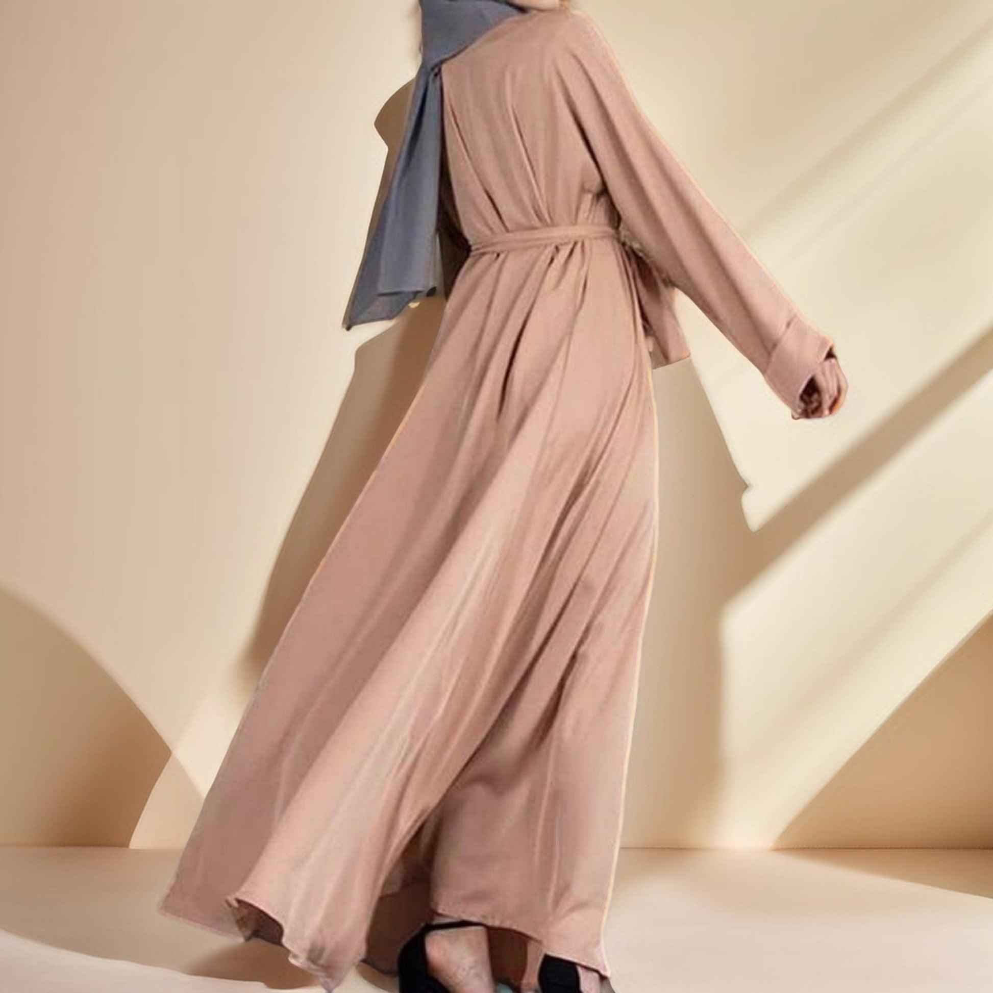 Noora: The Basic Abaya with Kimono Sleeve, view 3