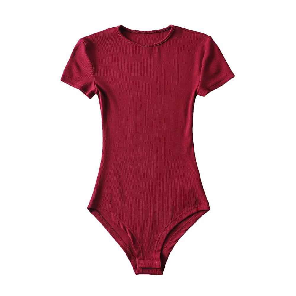 Short sleeve bodysuit- Casual romper for women, view 7