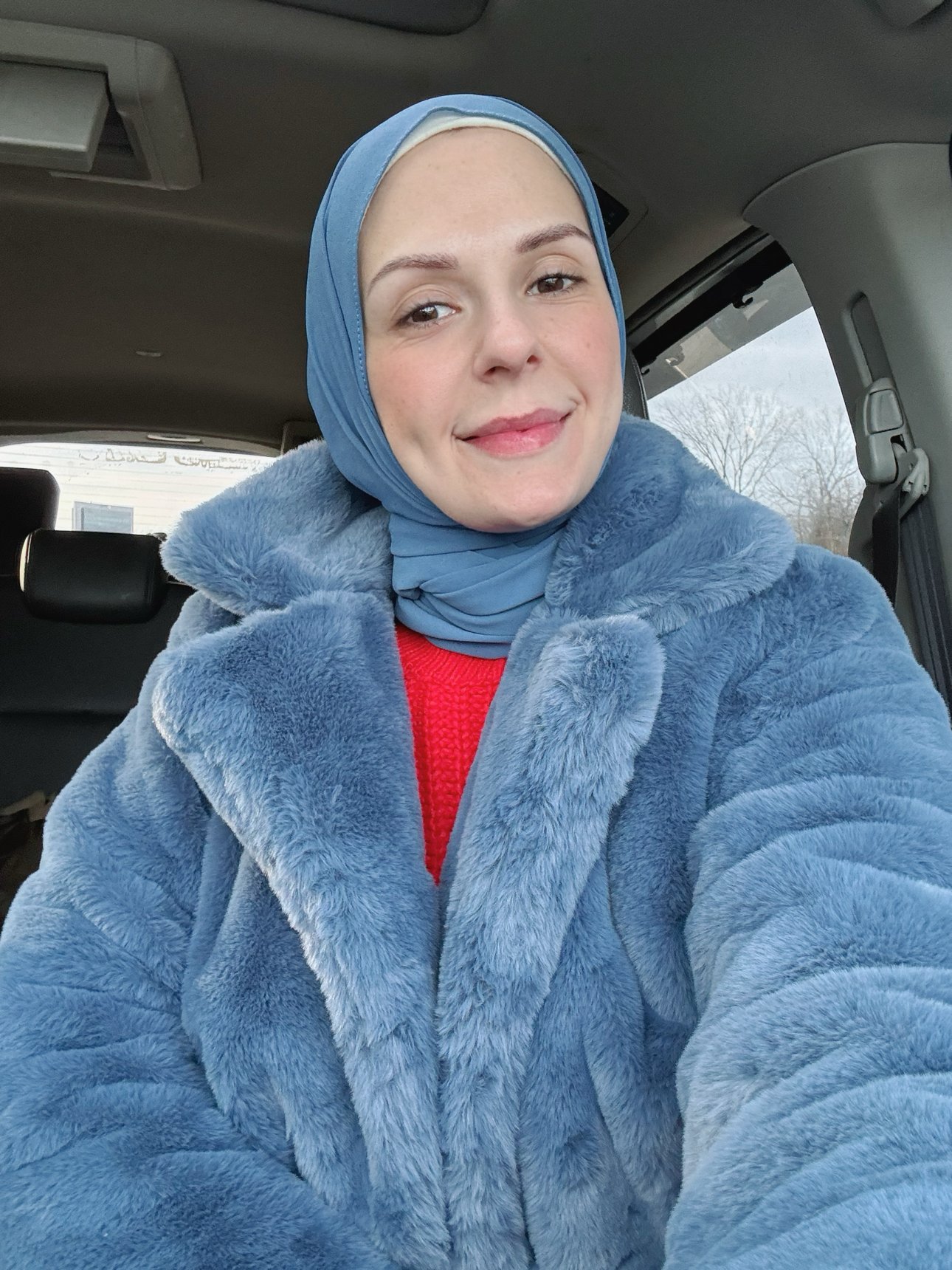 Long Faux Fur Coat- WInter long coats for women, view 3