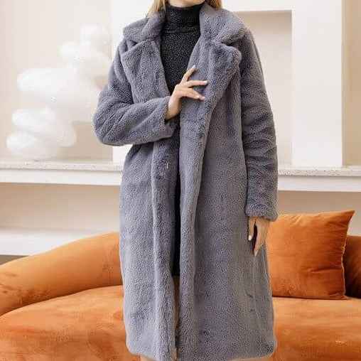 Faux Fur Coat- Winter coats for women, view 7