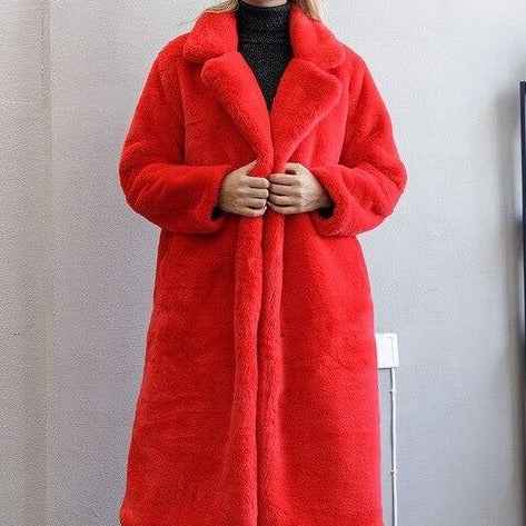 Faux Fur Coat- Winter coats for women, view 8