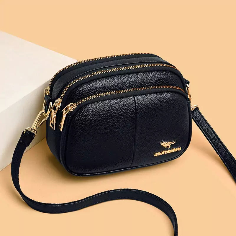 Vintage - leather shoulder bag by Try Modest