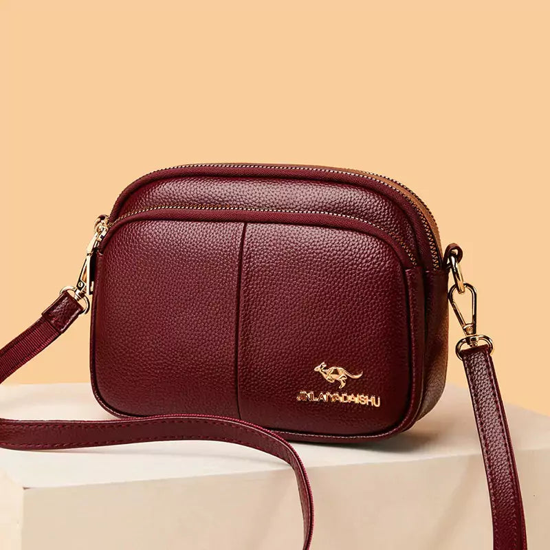 Vintage - leather shoulder bag, view 4