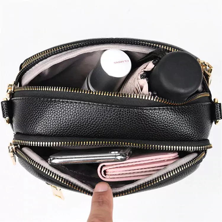 Vintage - leather shoulder bag, view 6
