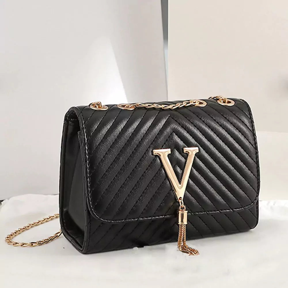 Women's Casual Designer Flap Shoulder Handbag, view 3