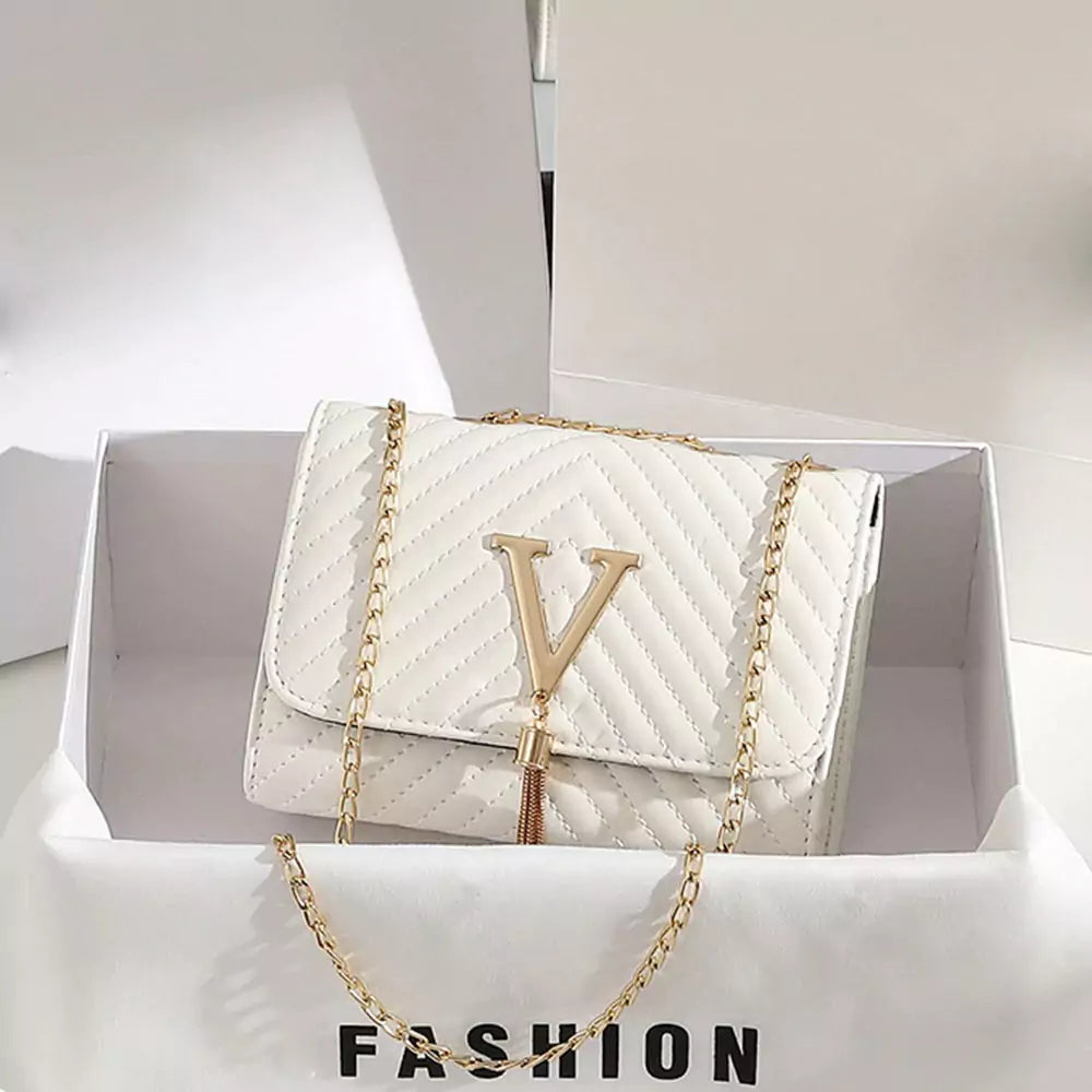 Women's Casual Designer Flap Shoulder Handbag, view 5