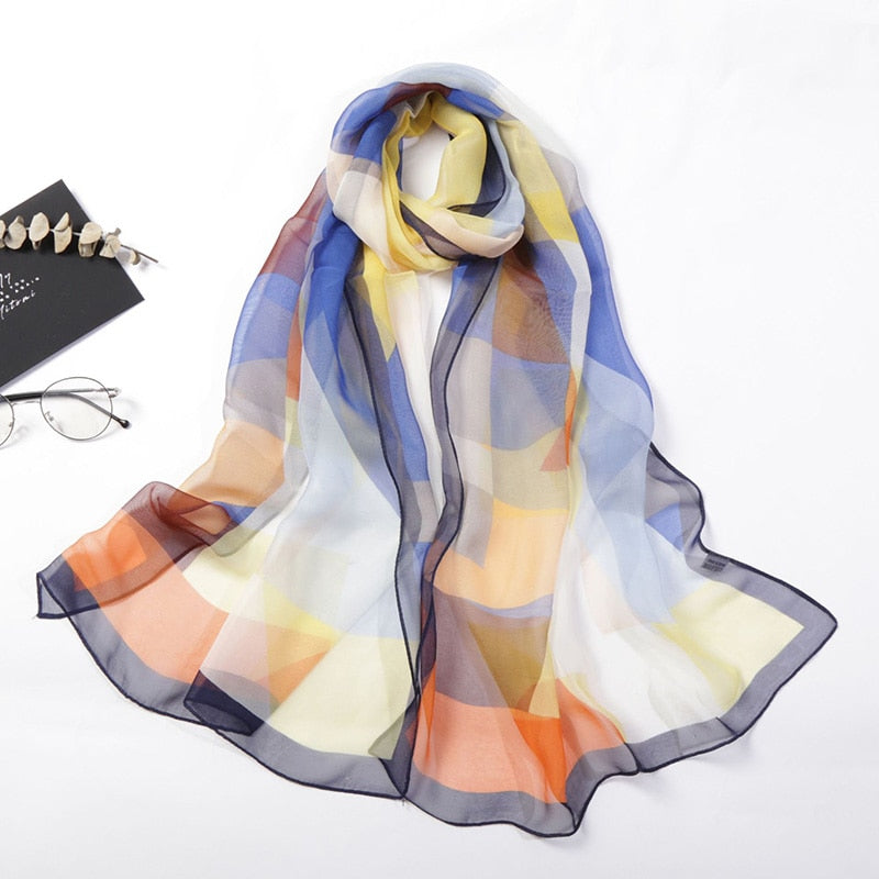 Elegant Chiffon Georgette Bandana Scarf by Try Modest
