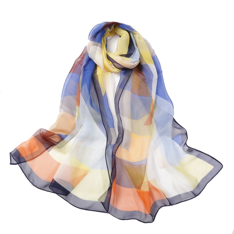 Elegant Chiffon Georgette Bandana Scarf, view 6