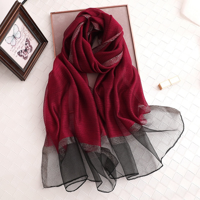 Women's Fashionable Silky Evening scarf/Wrap, view 3