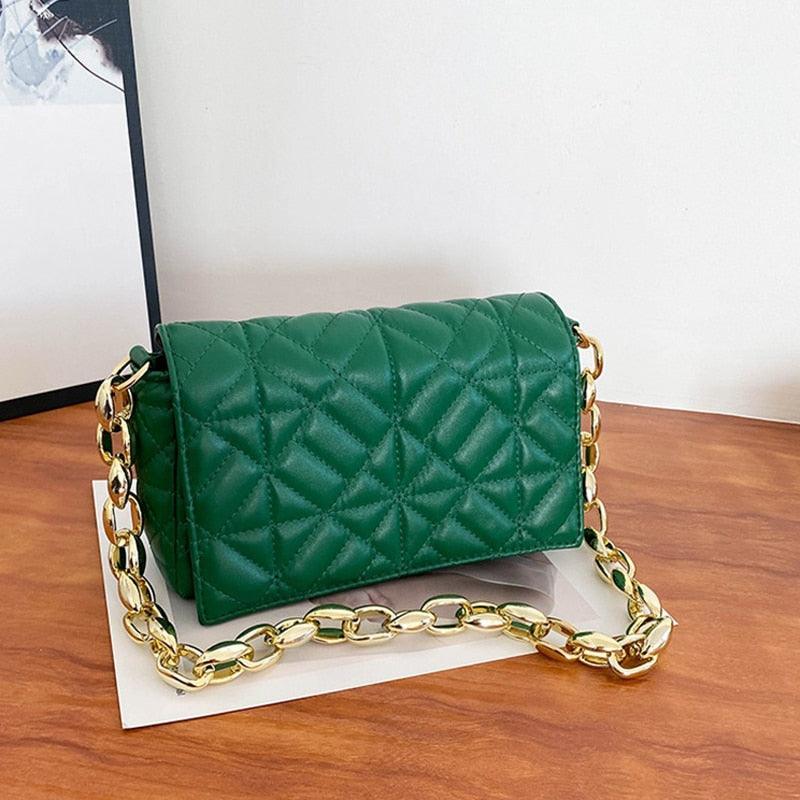Plaid shoulder women's handbag by Try Modest