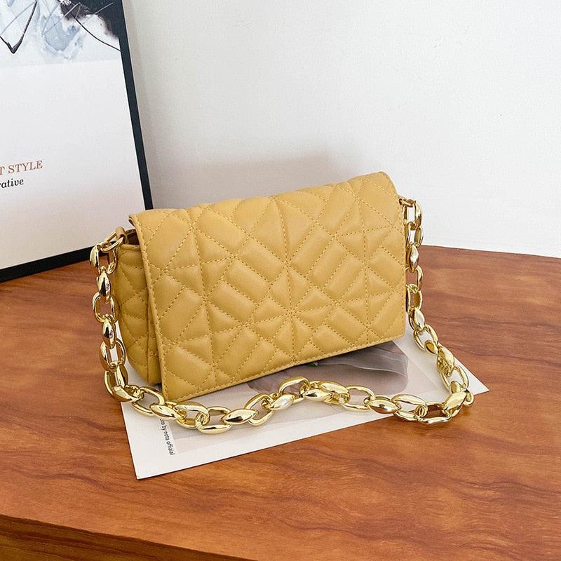 Plaid shoulder women's handbag, view 6
