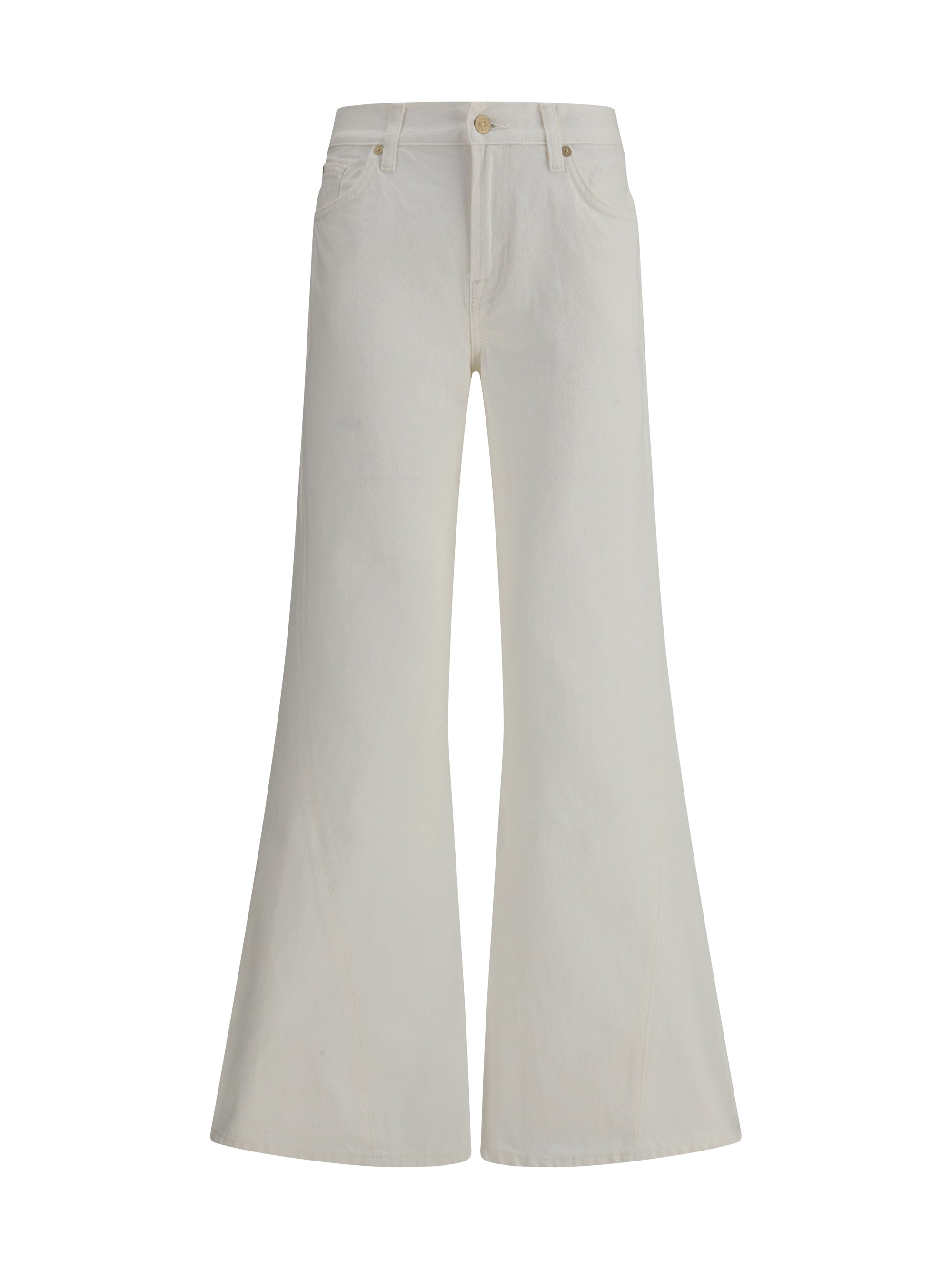 7for Spencer Flare Jeans — White by 7for