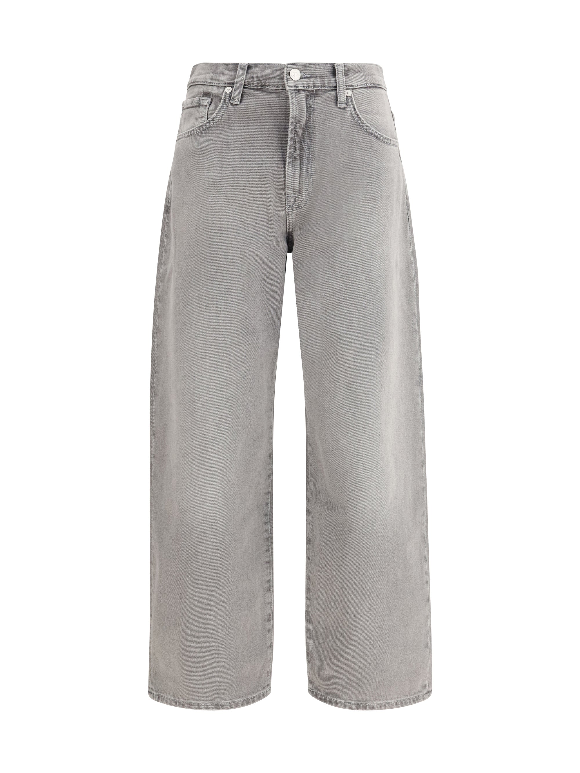7for Bonnie Curvilinear Jeans — Gray by 7for