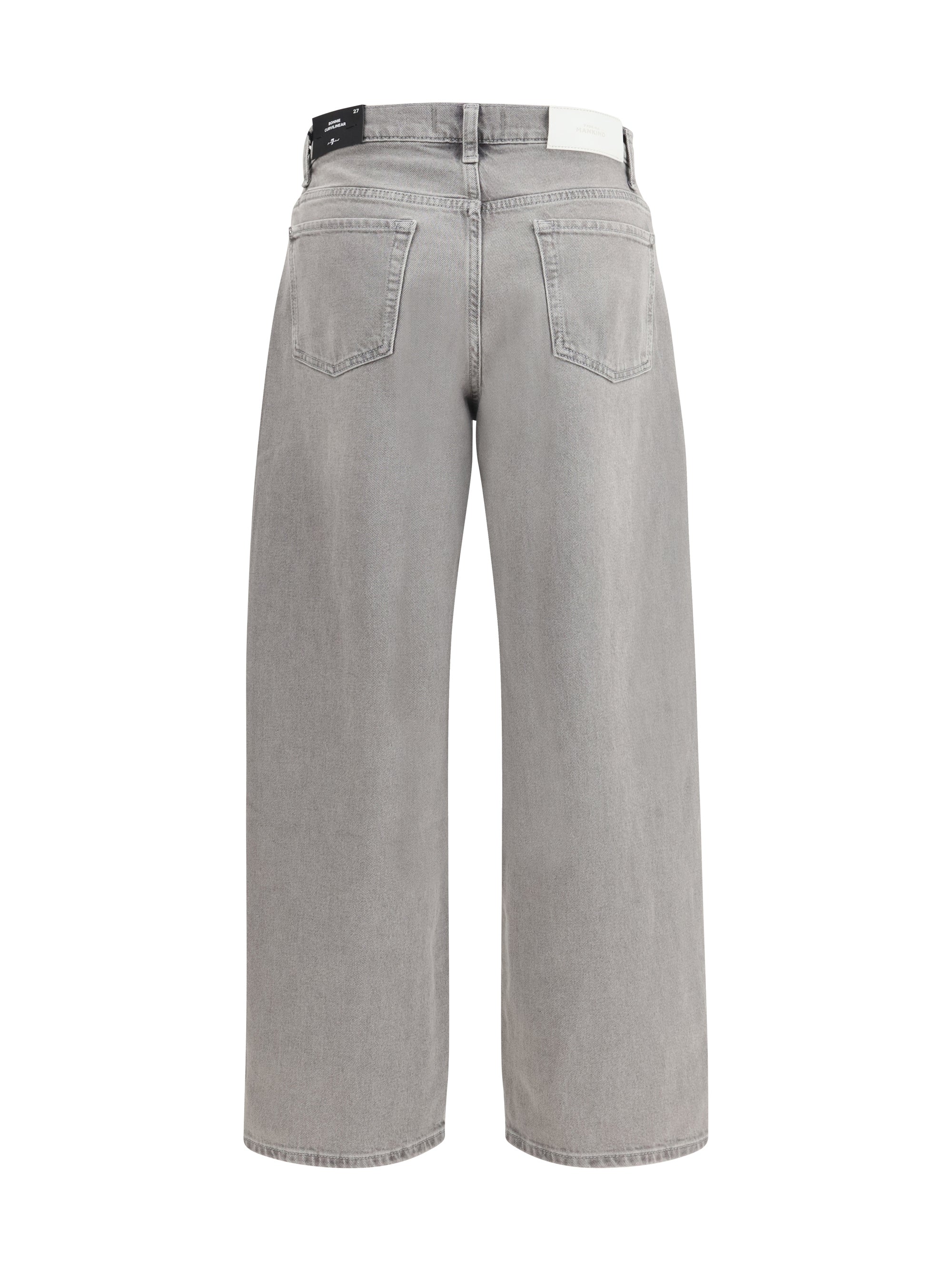 7for Bonnie Curvilinear Jeans — Gray, view 2