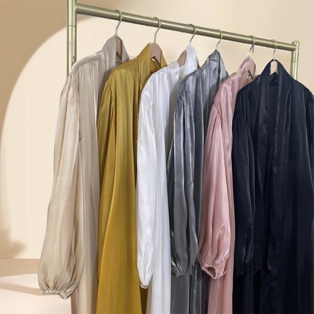 Evening kaftan/abaya with lantern sleeves, view 8