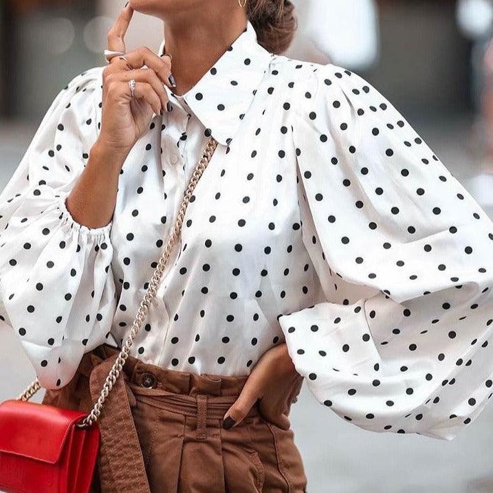 Chiffon shirt women's long sleeve shirt by Try Modest