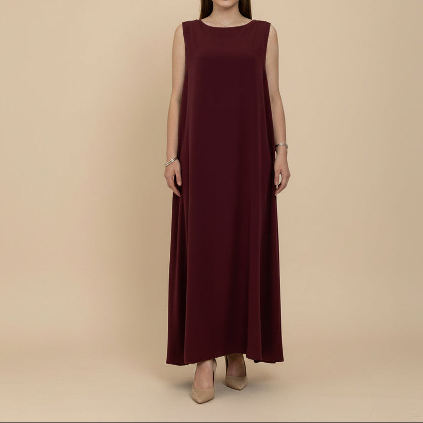Sleeveless slip dress, view 4