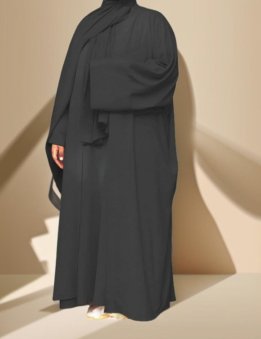 2 piece robe with belt, view 4