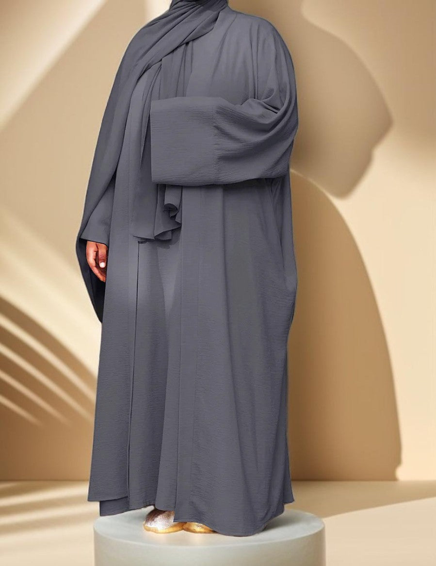 2 piece robe with belt, view 5