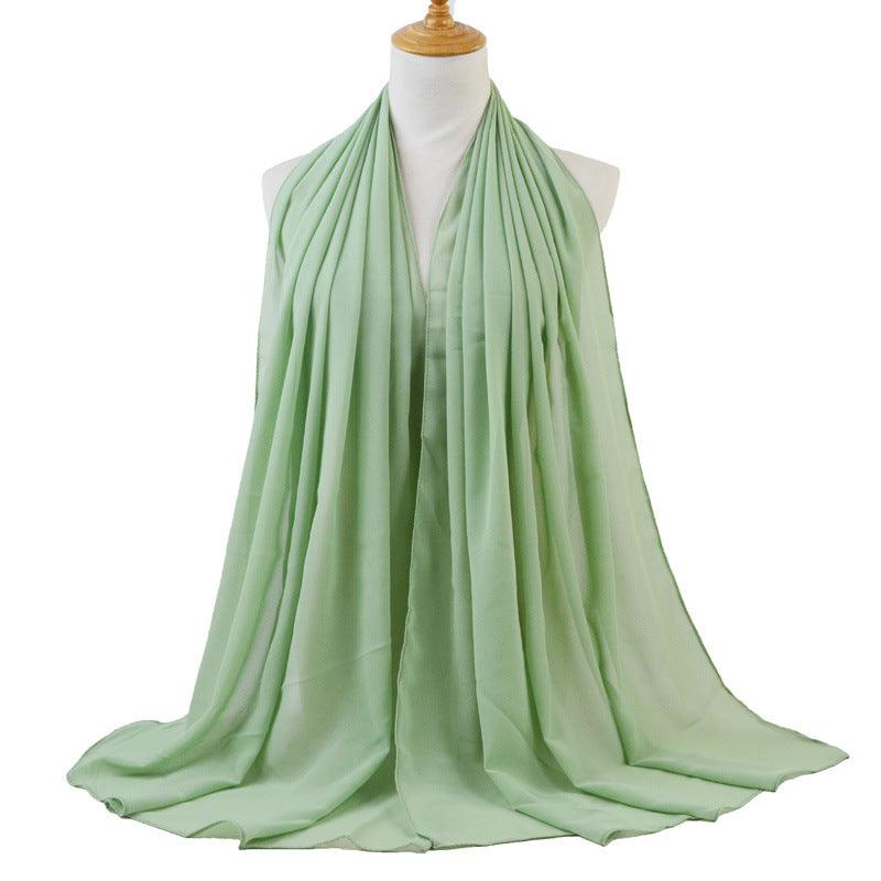 Chiffon monochromatic scarf, view 3