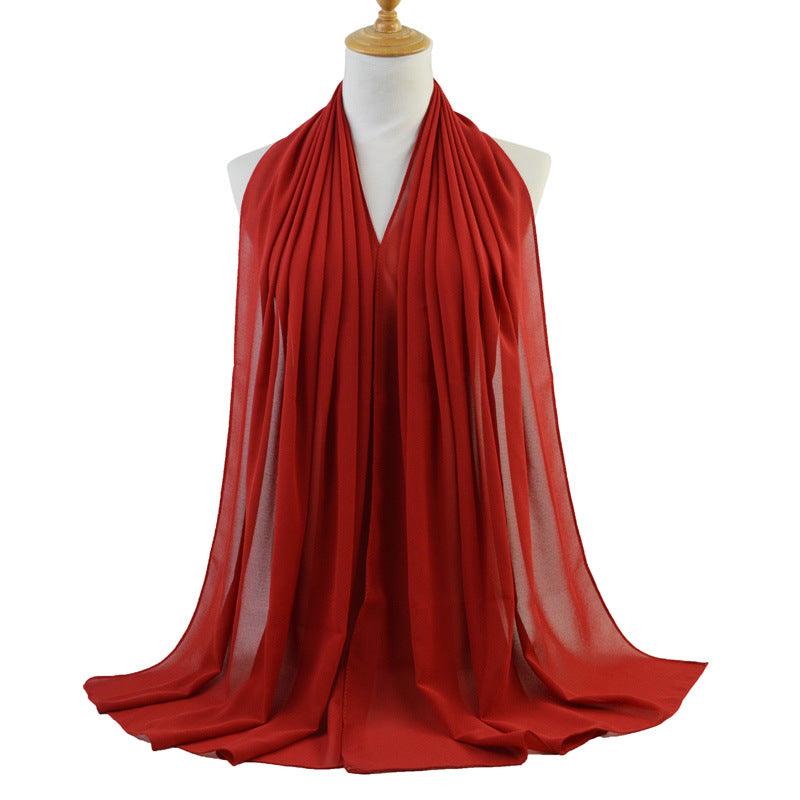 Chiffon monochromatic scarf, view 7