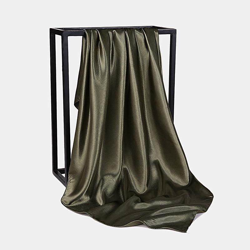 Square satin scarf, view 3