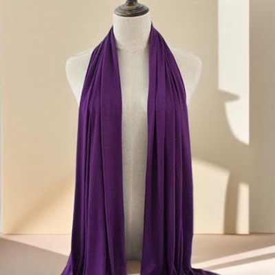 Jersey turban long scarf, view 3