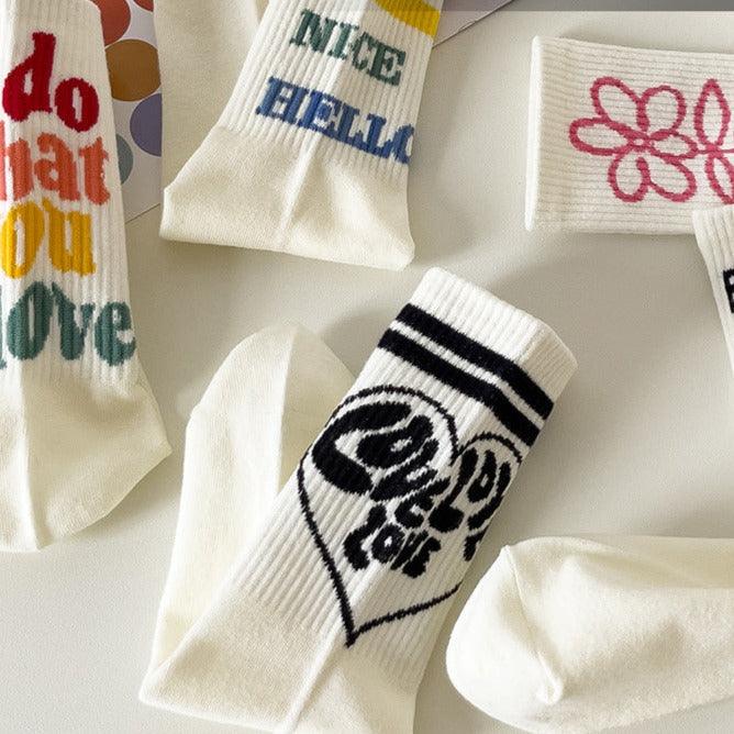 Alphabet socks, view 6