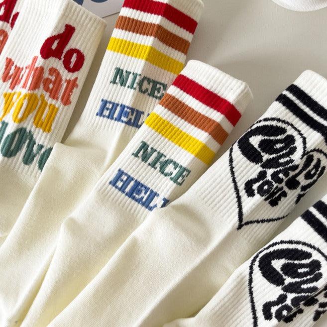 Alphabet socks, view 7