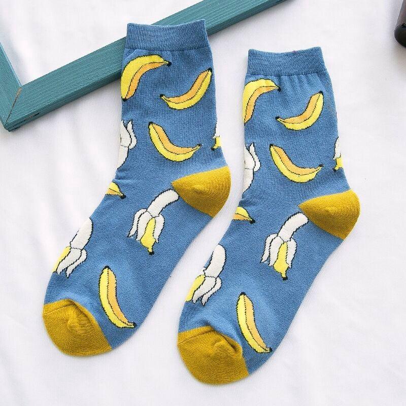 Women Fruity pattern socks, view 4