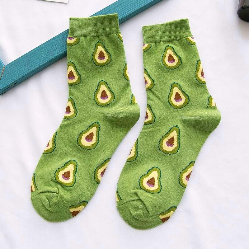 Women Fruity pattern socks, view 7