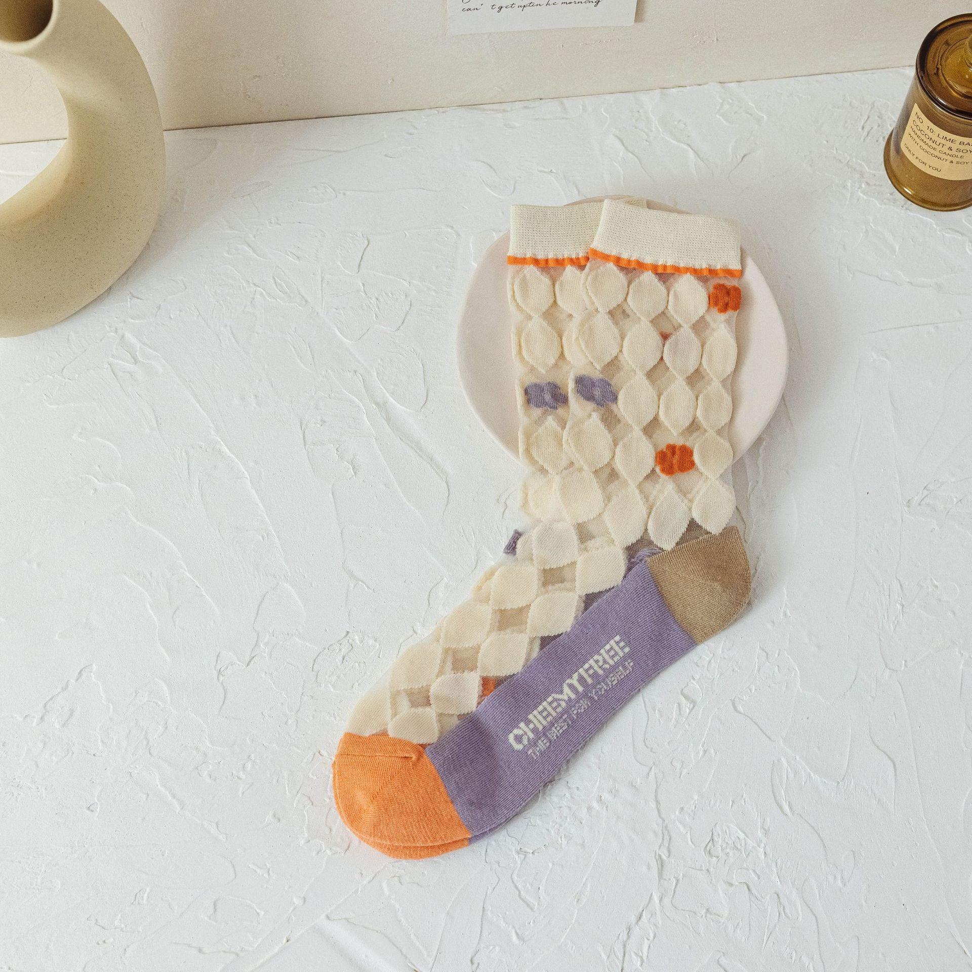Ultra-thin transparent summer socks, view 5