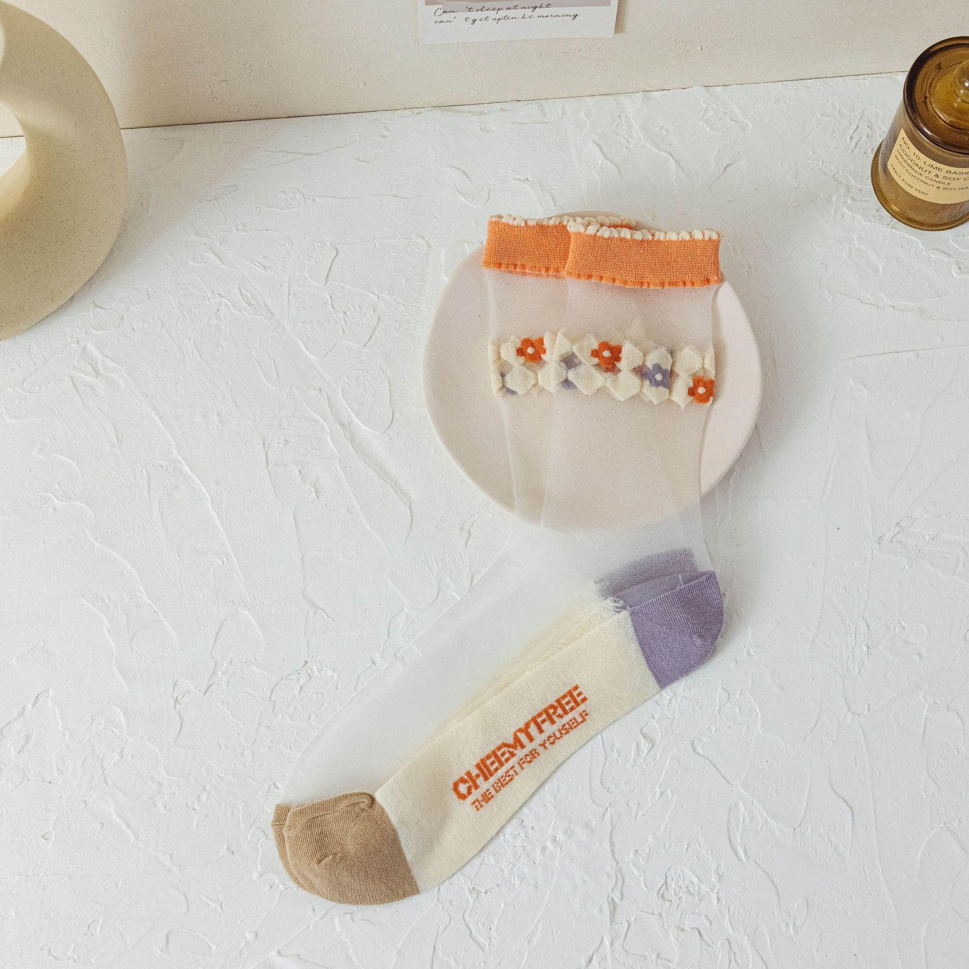 Ultra-thin transparent summer socks, view 7