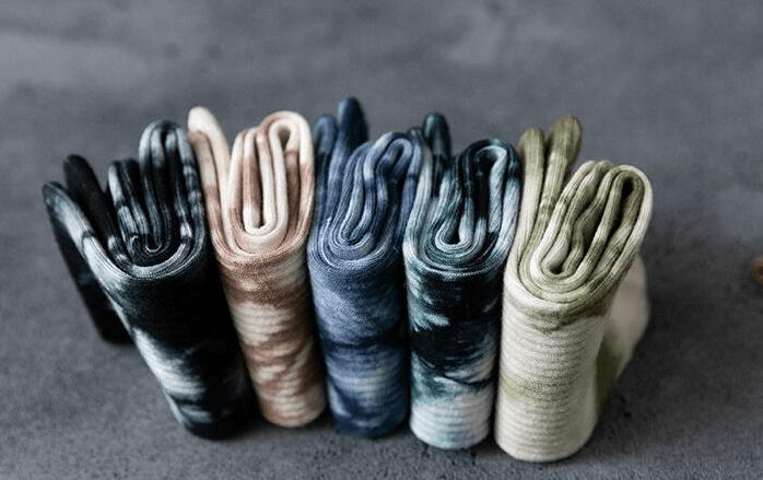 Tie-dye American street-style socks, view 3