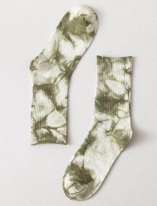 Tie-dye American street-style socks, view 4