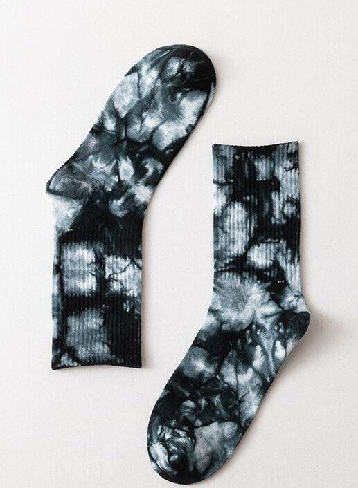 Tie-dye American street-style socks, view 5