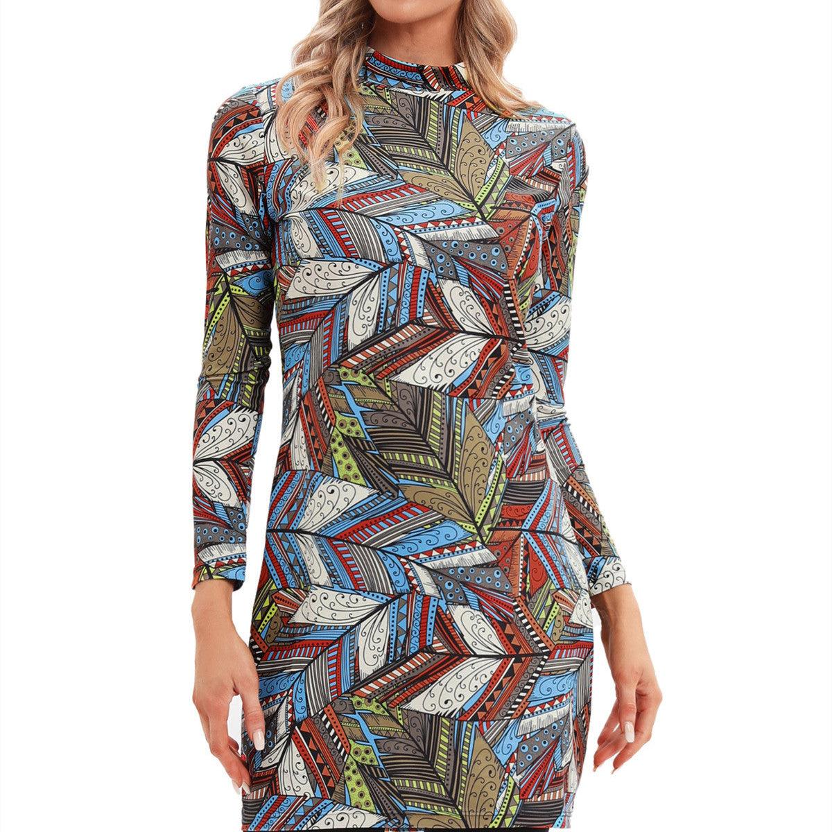 Women's Printed Swimsuit, view 5