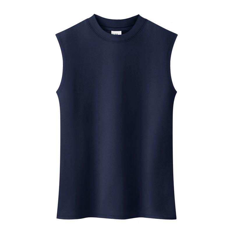 Half - neck sleeveless vest, view 2