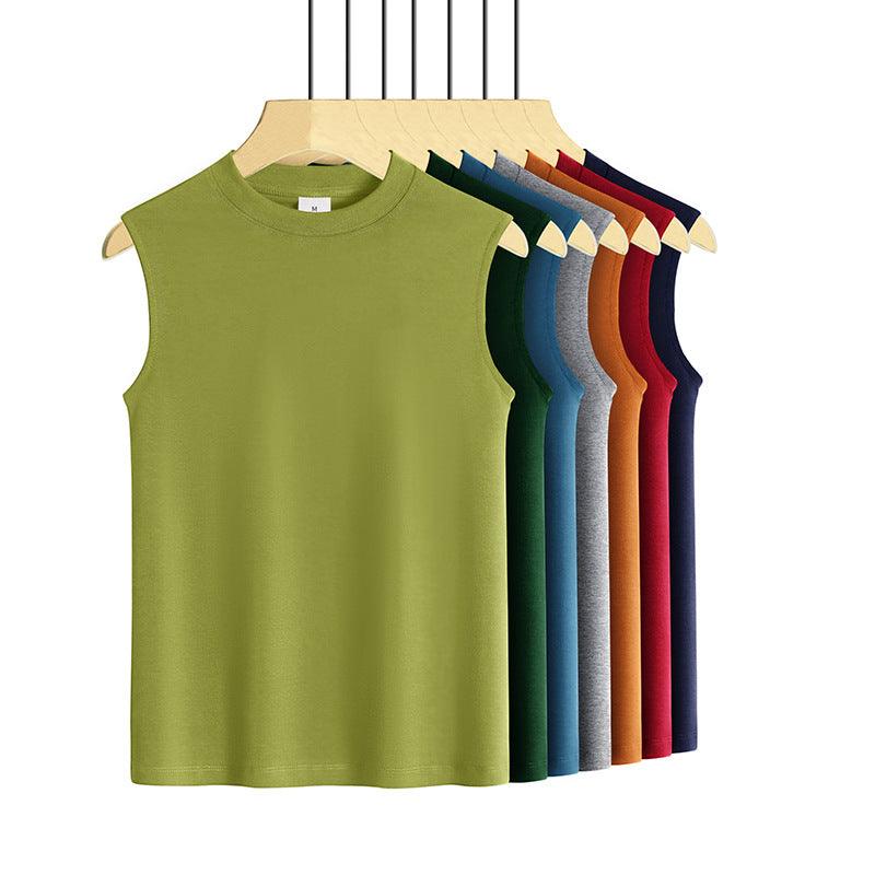 Half - neck sleeveless vest, view 5