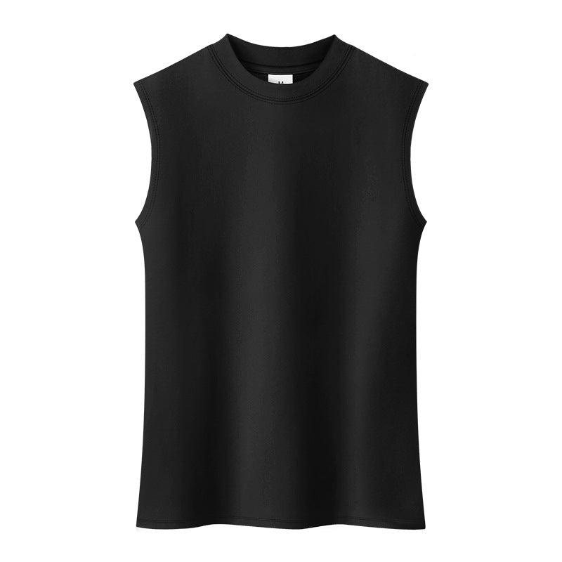 Half - neck sleeveless vest, view 8