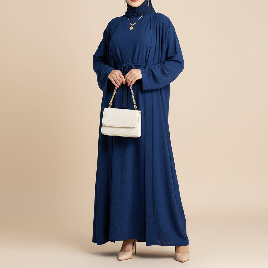 2 Piece Crepe Abaya Set, view 6