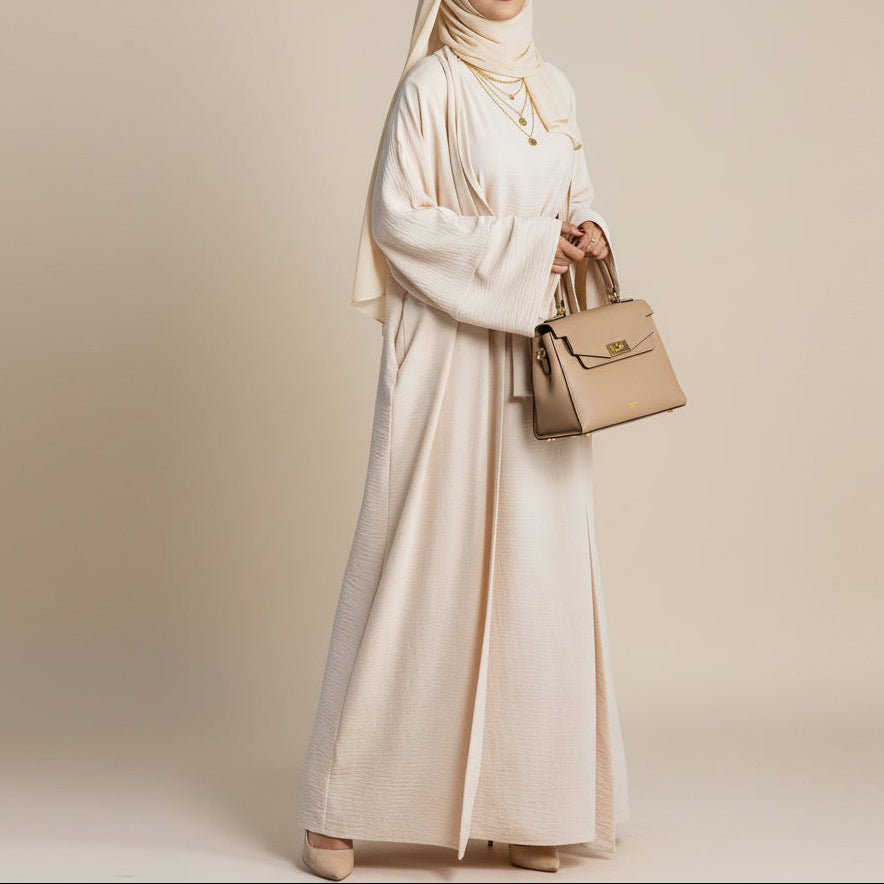 2 Piece Crepe Abaya Set, view 8