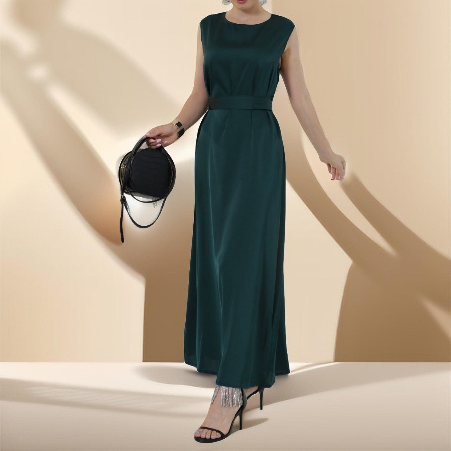 Silky Inner wear slip dress, view 6